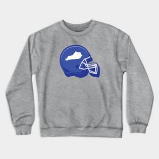 Kentucky Outline Football Helmet Crewneck Sweatshirt